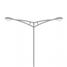 Кронштейн Модерн 2х-1,0-1,5-0-1